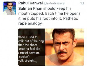 Rahul Kanwal on Salman