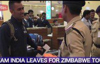 INDIAN CRICKET TEAM LEAVES FOR ZIMBABWE TOUR