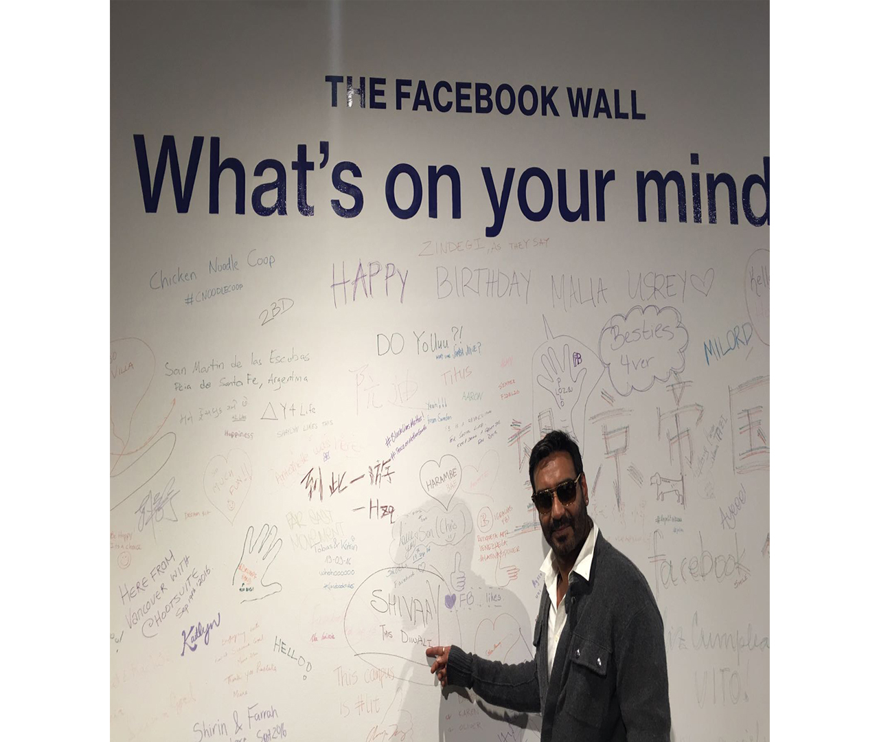 Ajay, Kajol visit Facebook and Google Headquarters in California