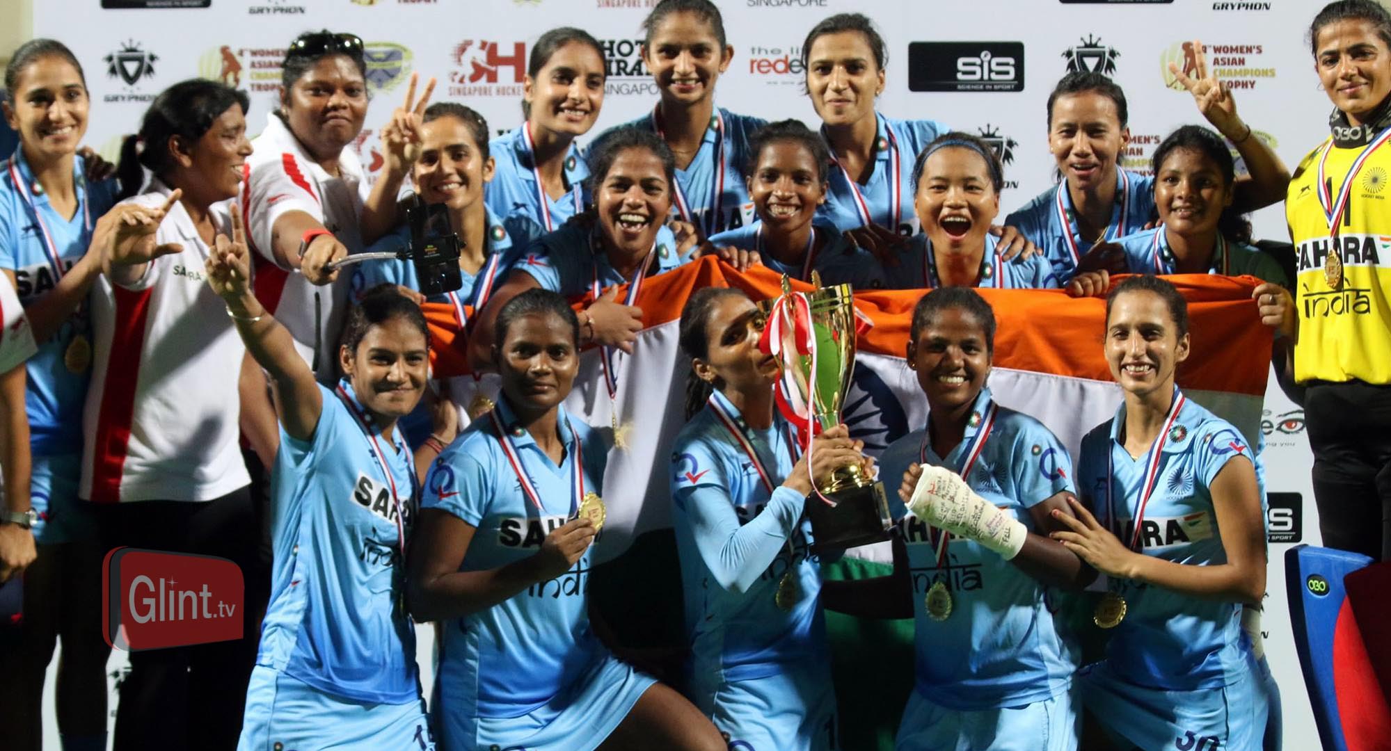 Indian eves beat China in a thriller; emerge Asian Champions Trophy winners