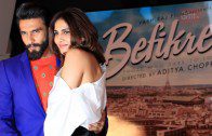 Actors Ranveer Singh and Vaani Kapoor during the song launch You And Me from film Befikre