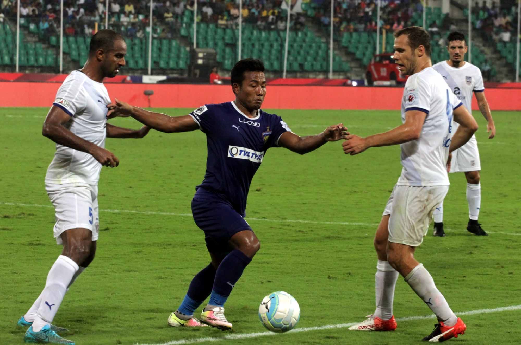 Mumbai City FC steal a point against Chennaiyin in ISL