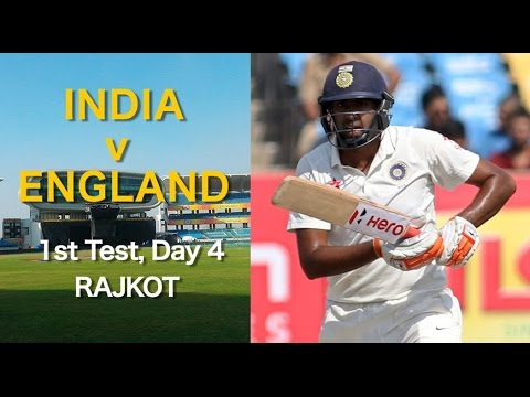 India vs England, 1st Test, Day 4, Highlights England lead by 163 runs at stumps