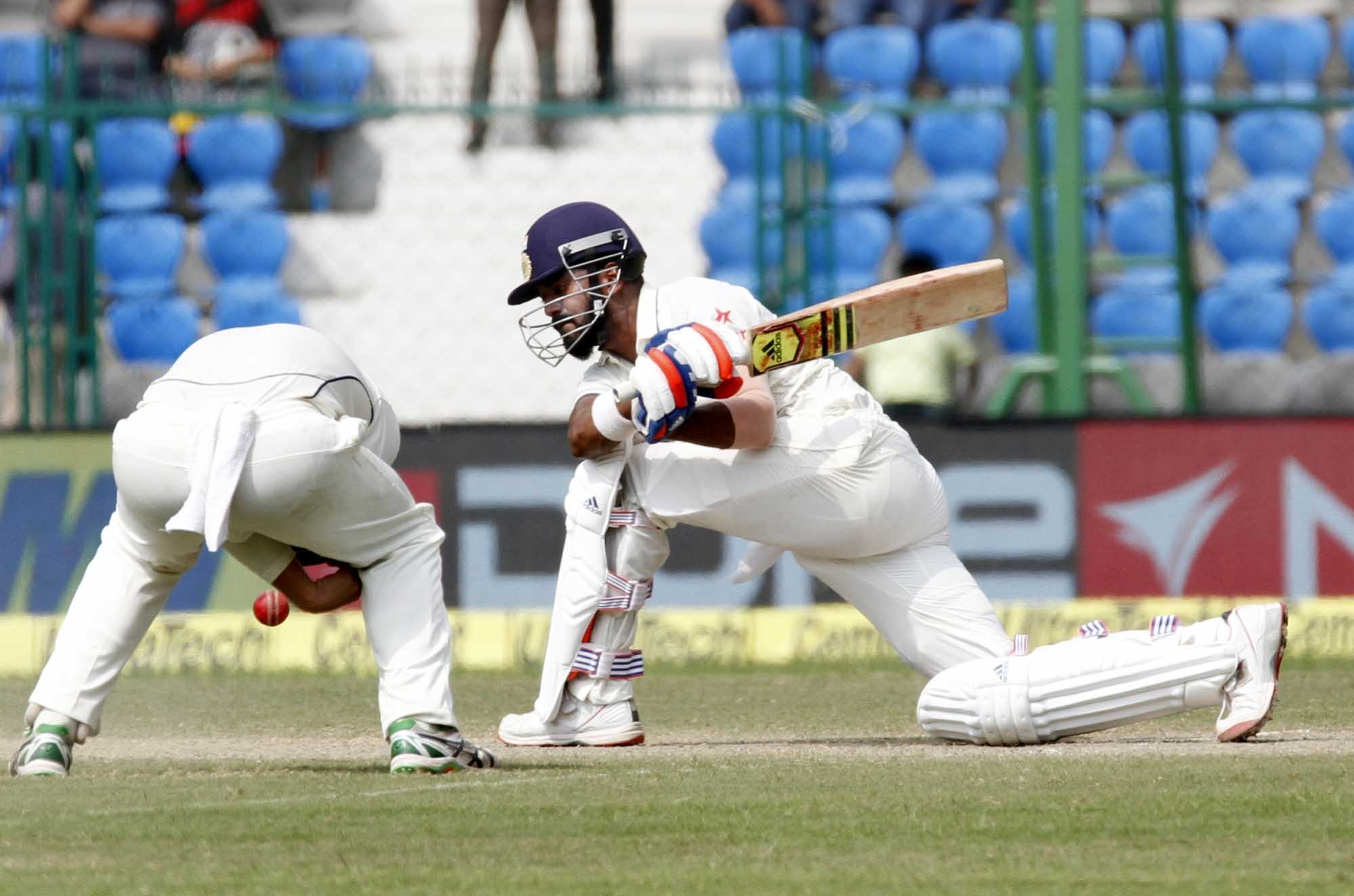Fifth Test: Rahul misses double ton as India post 391/4