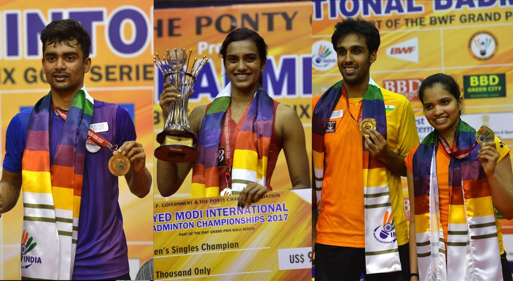Sindhu, Sameer, Sikki-Pranaav win titles at Syed Modi meet