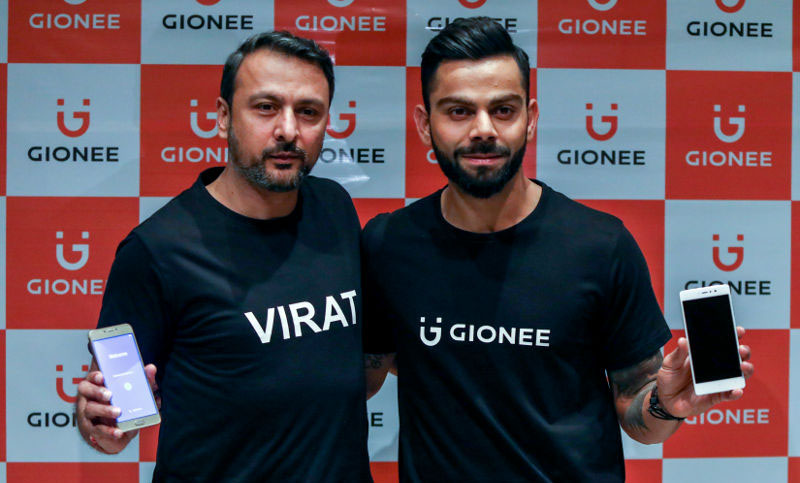 Gionee signs Virat Kohli as brand ambassador