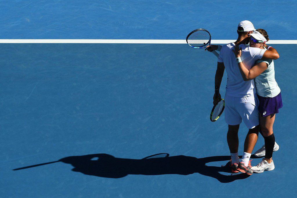 The duo Abigail Spears & Juans Cabal emerge as Winners of Australian OPen Mixed Doubles