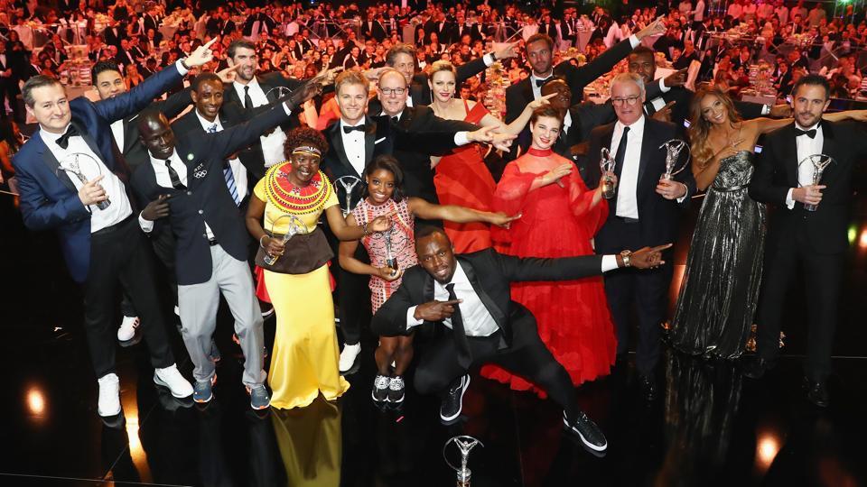 Bolt, Biles shine at Laureus World Sports Awards