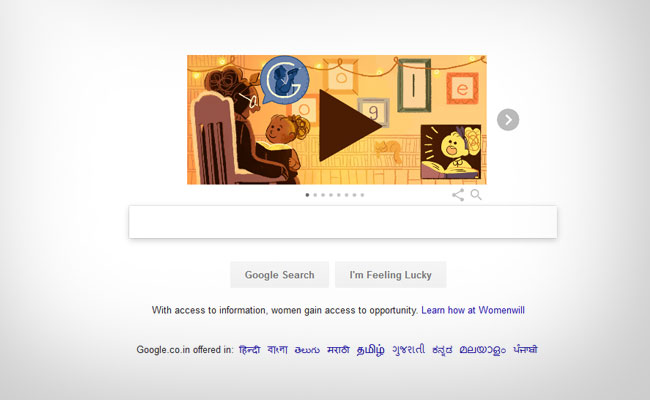Google doodle pays Tribute to International Women’s Day