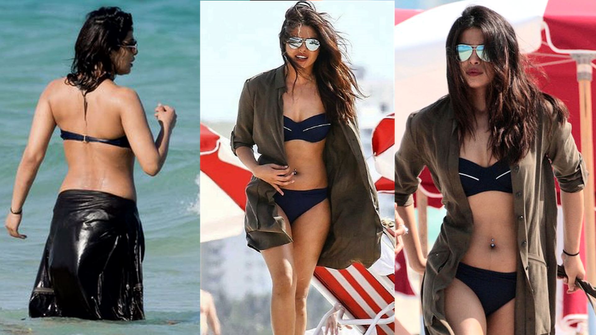 Priyanka Chopra flaunts her hot bikini body in Miami beach