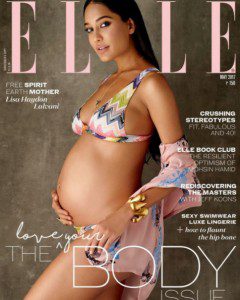 Lisa Haydon on the cover of Elle