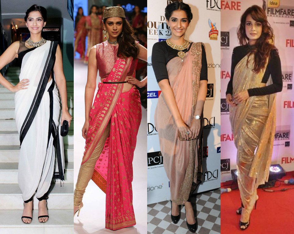 Sari styling tips for a different you